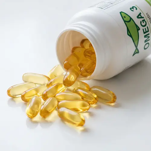 Premium Omega 3 Pills for Health - Gelatin-based Dietary Supplement