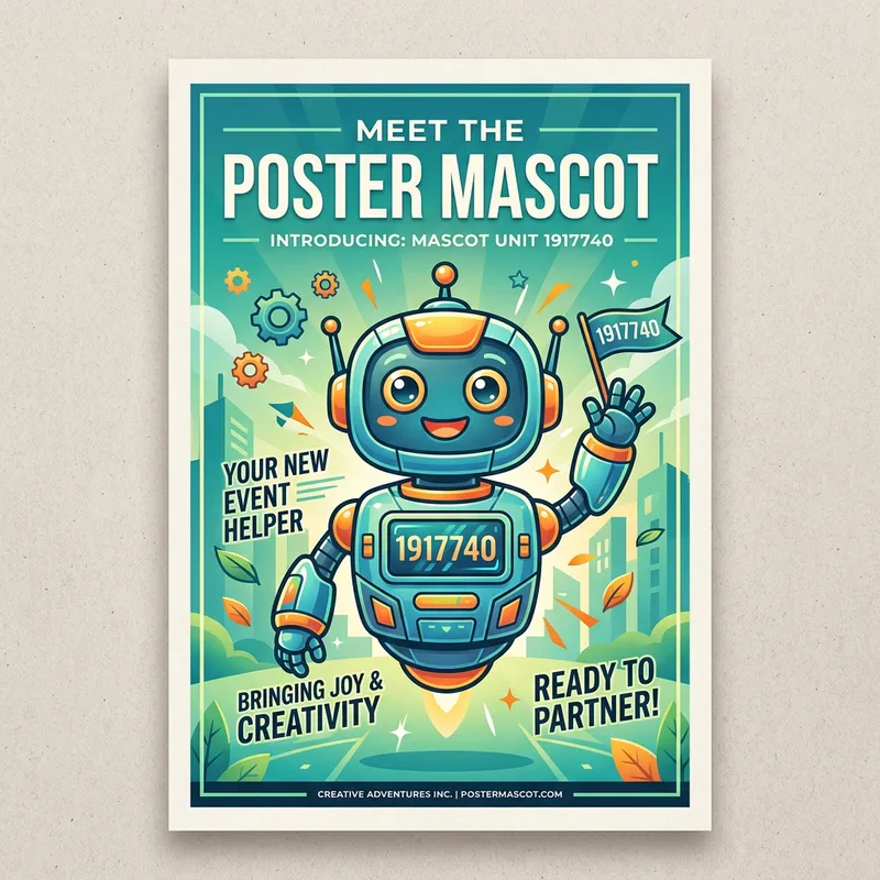 Creative Poster Mascot Designs