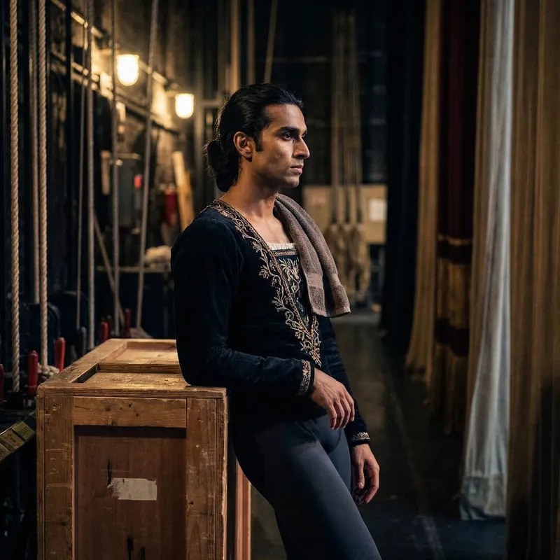 Jeongguk - Ballerone in Dark Costume | Behind the Stage