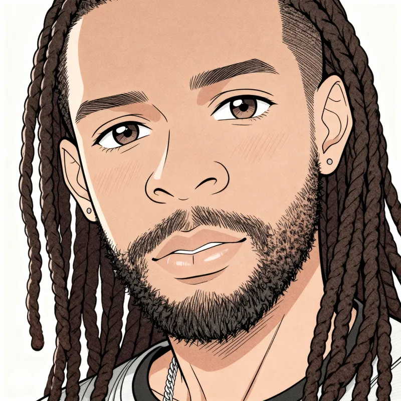 Stunning Line Art Anime Portraits