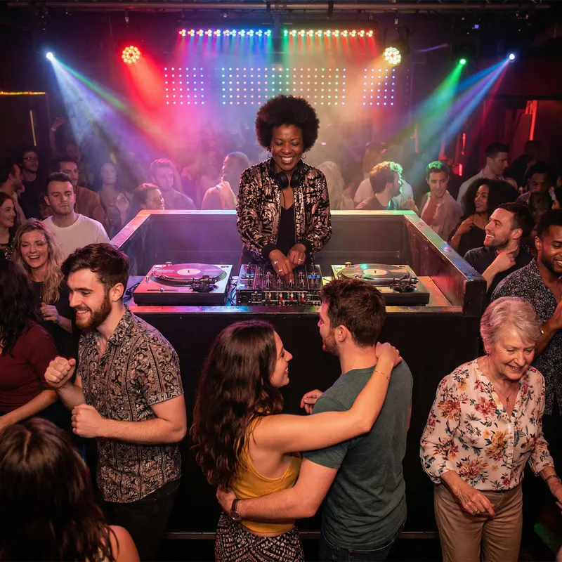 Vibrant Deejay Party - Multicultural Dance Celebration