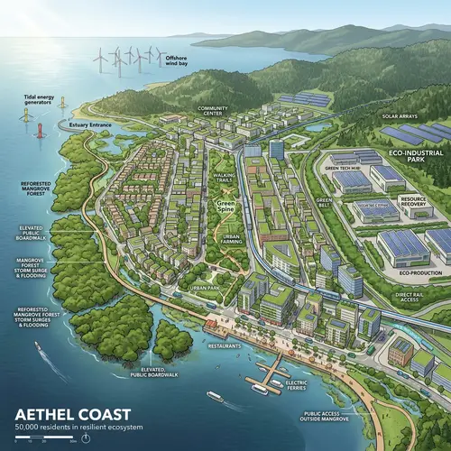 Eco-Friendly Urban Planning for Coastal Cities
