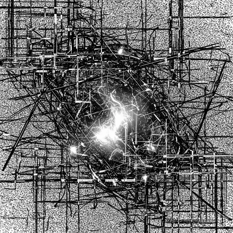 Abstract Black & White Glitch Art | Chaotic Aesthetics