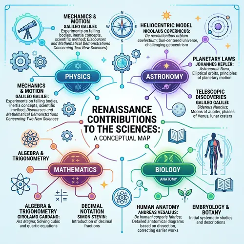 Renaissance Contributions to Sciences: Conceptual Map