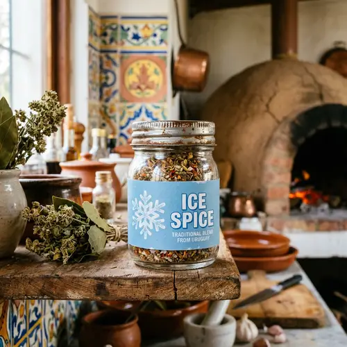 Uruguayan Ice Spice in Glass Jar | Unique Kitchen Decoration