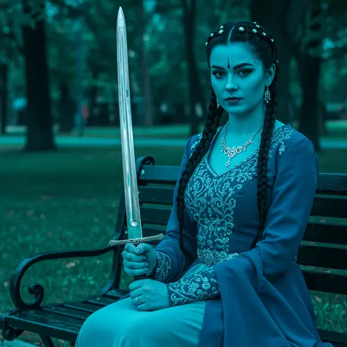 Character Redesign with Sword and New Color