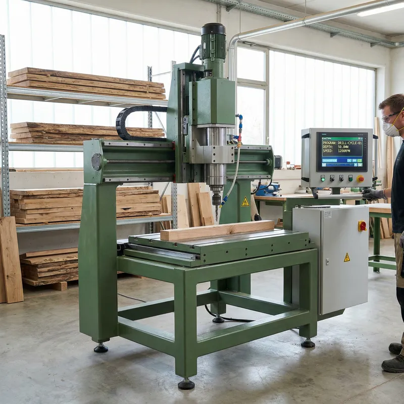 CNC Woodworking Drill Press for Wood Crafting