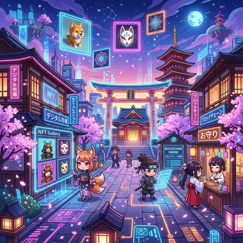 Digital Space Game: Japanese Culture & Blockchain Fusion