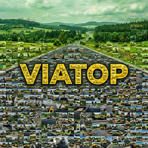 Roads, Asphalt, Trucks - VIATOP Mosaic Image