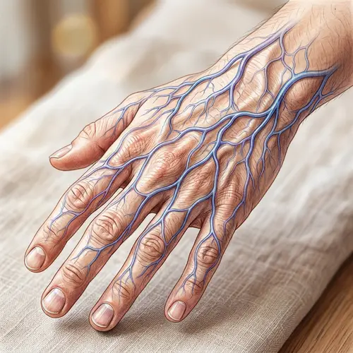 Explore Your Hand's Intricate Vein Network