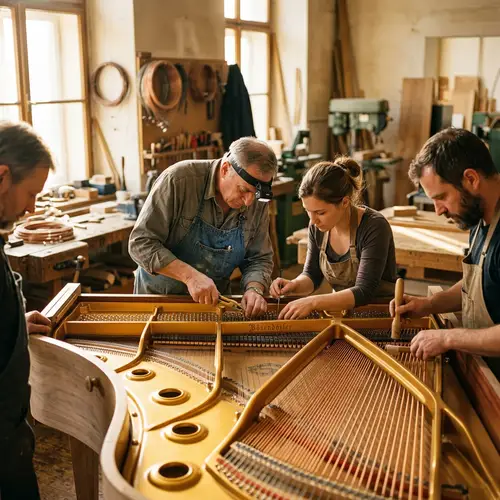 Artisan Craftsmanship in Grand Piano Assembly