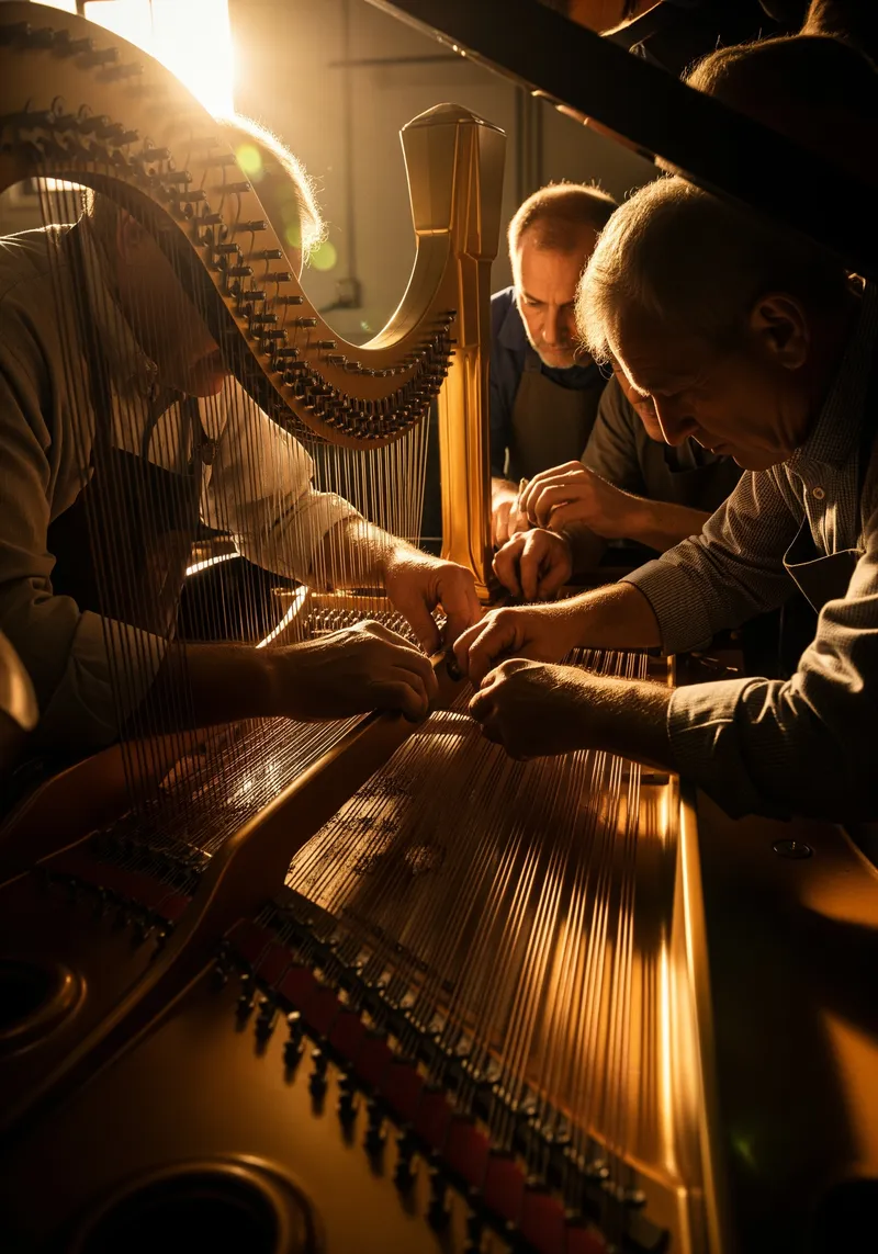 Artisan Craftsmanship in Grand Piano Assembly
