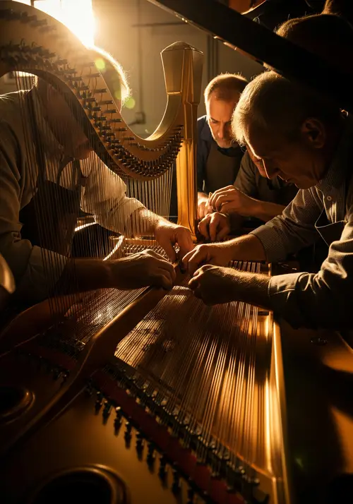 Artisan Craftsmanship in Grand Piano Assembly