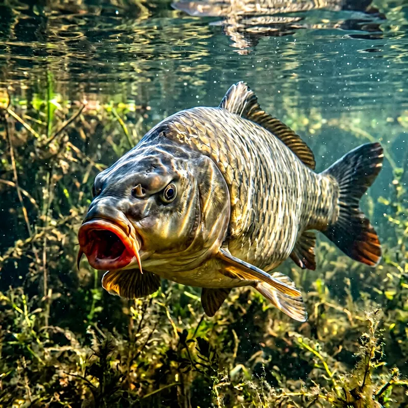 Angry Carp: Fierce Scales and Stunning Energy
