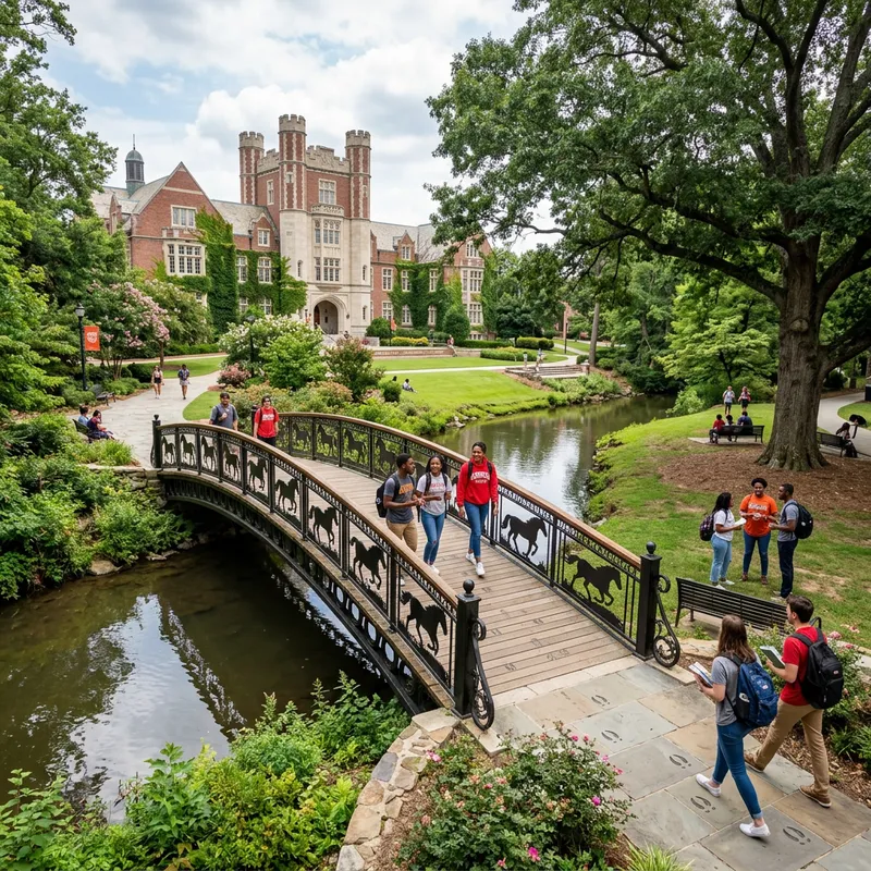 Equestrian Bridge at Our College Campus