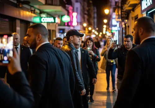 Myke Towers Caught on the Streets of Huelva