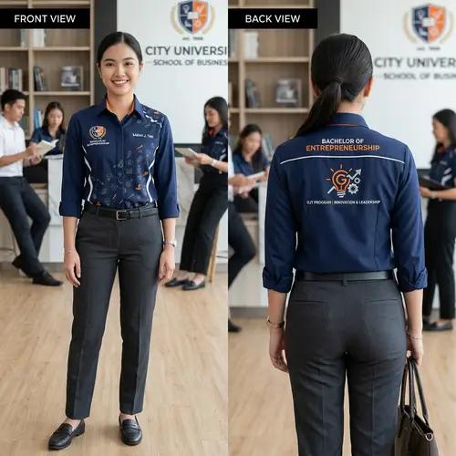 Professional OJT Uniform for Bachelor of Entrepreneurship Students