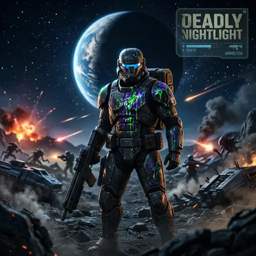 Intense Star Trooper Battle for Earth in Deadly Nightlight Game