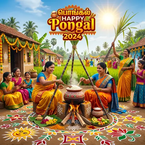 Celebrate Pongal 2024 with Festive Joy | Tamil Harvest Festival