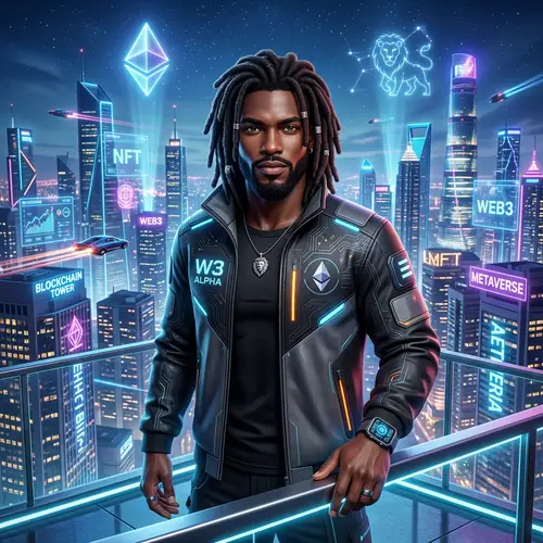 Handsome Web3 African Alpha Avatar Design