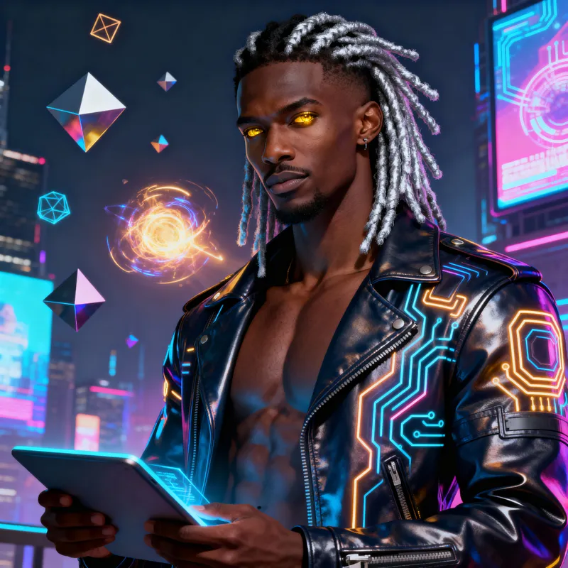 Handsome Web3 African Alpha Avatar Design