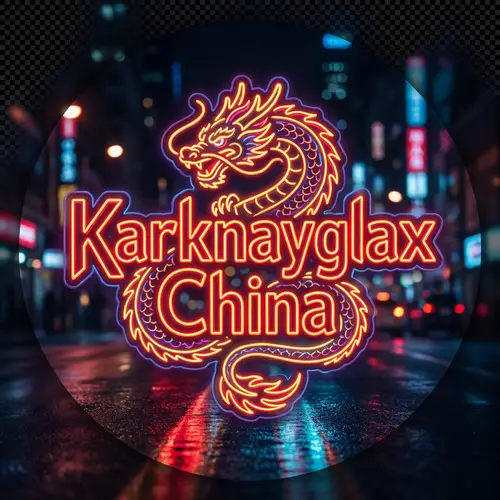 Karknayglax China Neon Sign Logo Design