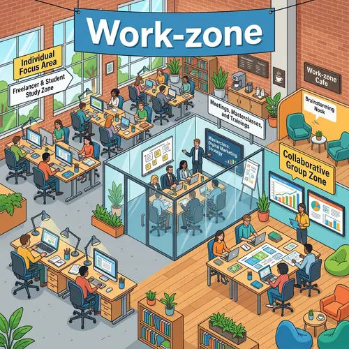 Optimal Work-Zone: Comfortable Workspace for Freelancers and Students