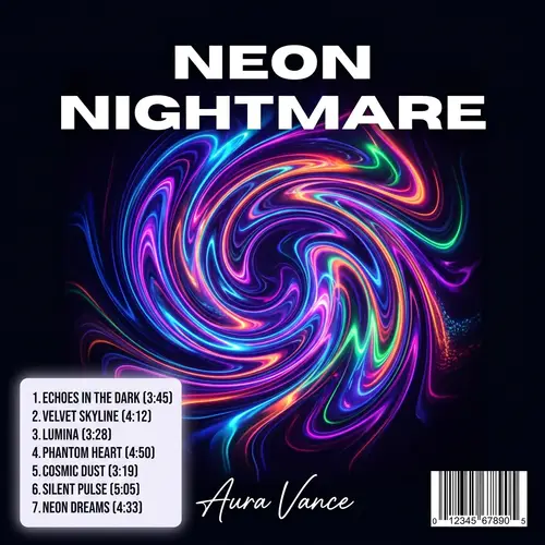 Neon Colors Music Album Cover | Artist Name | Songs List