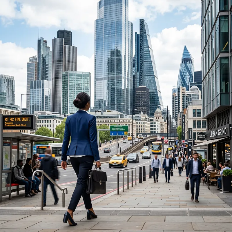 Faceless South Asian Businesswoman Embracing the Corporate Jungle