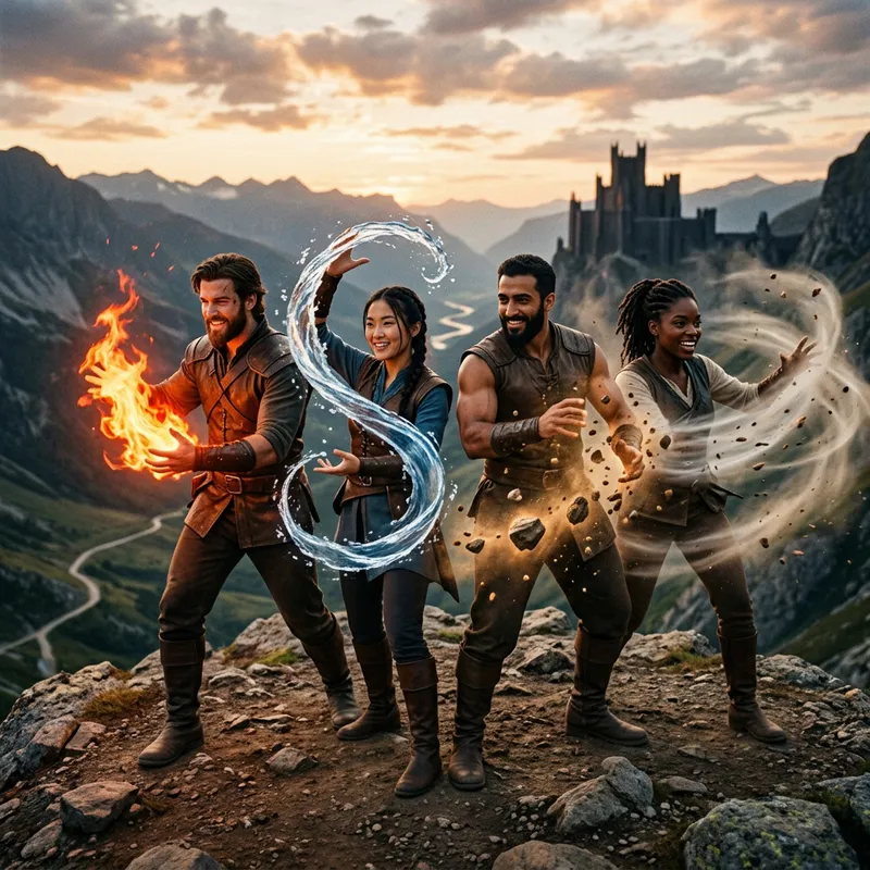 Magical Adventure of Action, Friendship, and Love - Elemental Powers Magical Adventure of Action, Friendship, and Love - Elemental Powers