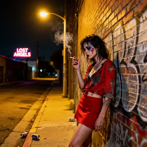 Ragged Scarlet Prostitute Character Design