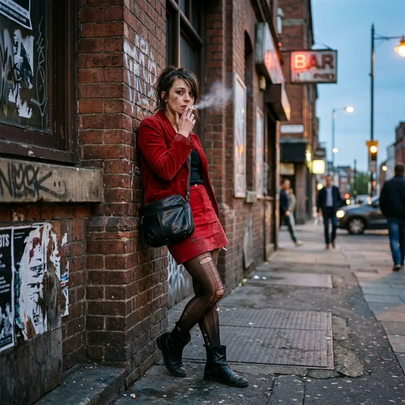 Ragged Scarlet Prostitute Character Design