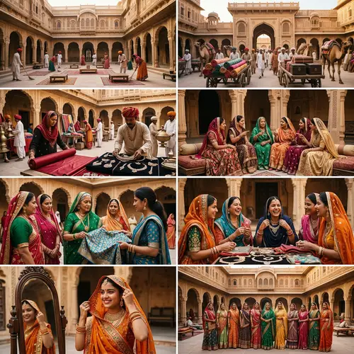 Royal Rajput Women's Shopping Tradition in Rajasthan