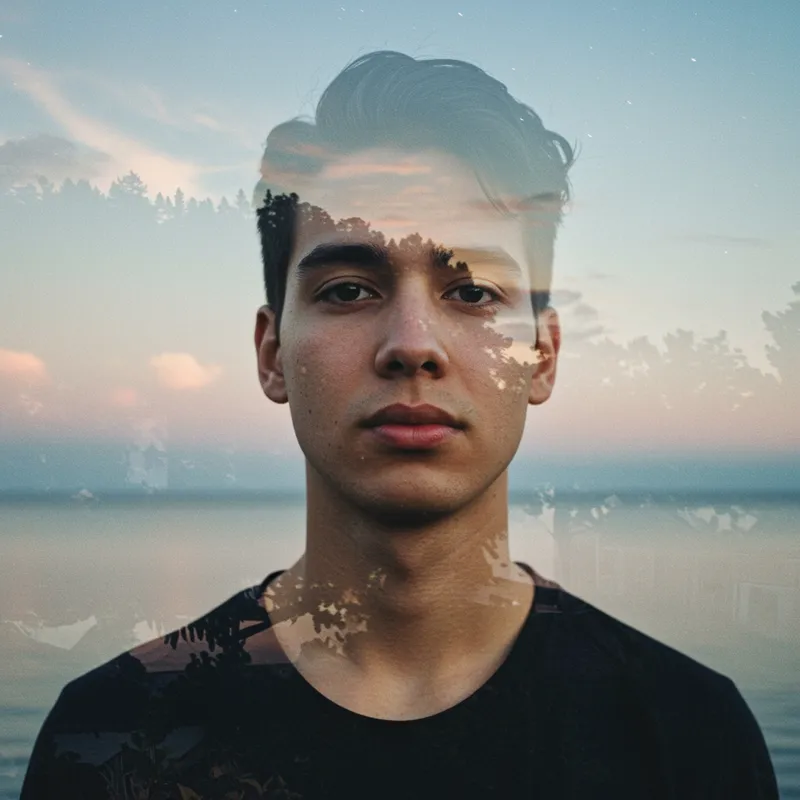 Stunning Double Exposure Image Conversions