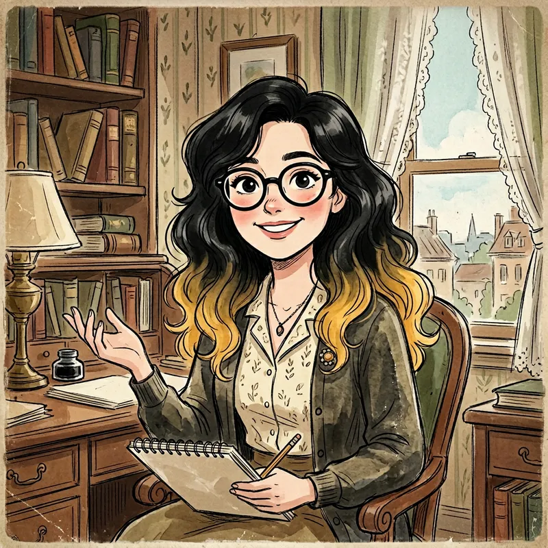 Charming Disney-Style Young Woman Animation