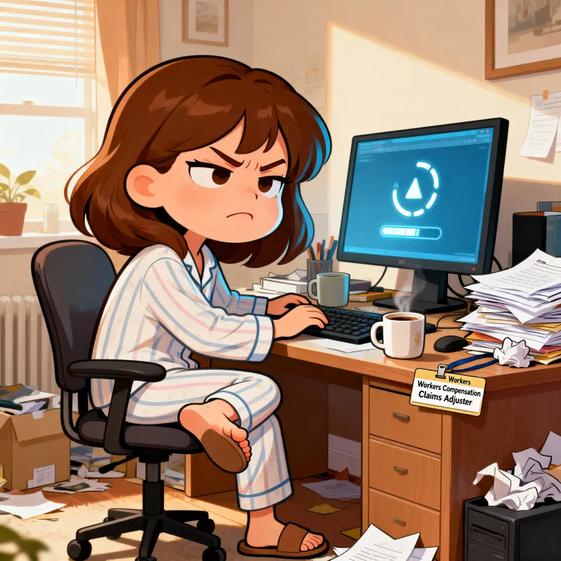 Funny Work-from-Home Pajama Adjuster