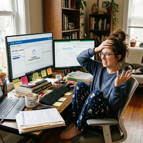 Funny Work-from-Home Pajama Adjuster