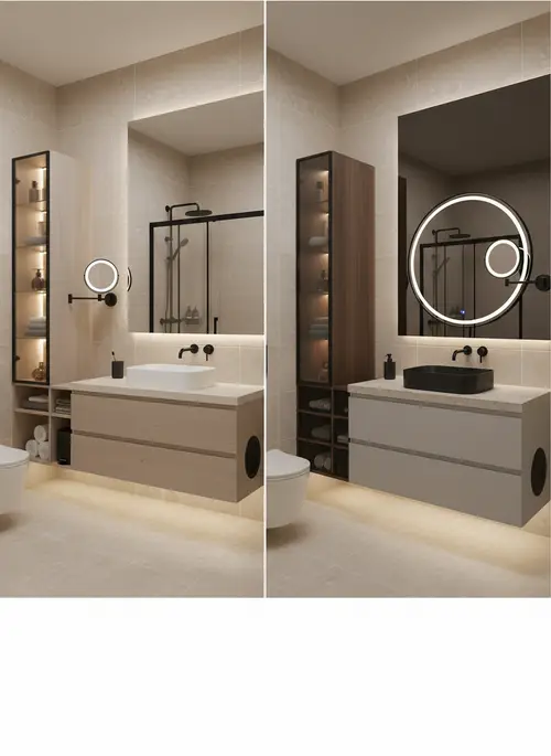 Elegant Bathroom Vanity Designs for Maximum Storage