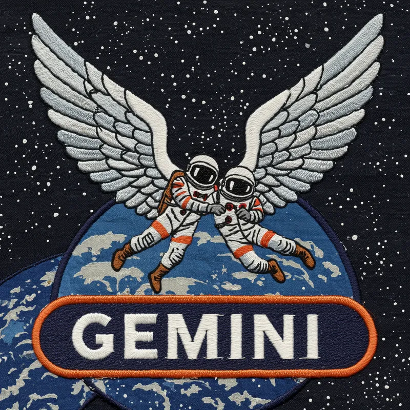 Winged Gemini Space Mission Patch
