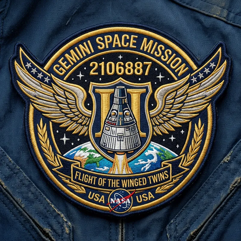 Winged Gemini Space Mission Patch