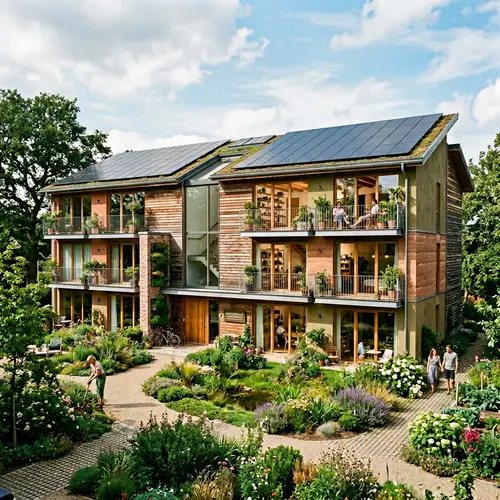 Sustainable 2-Floor Apartment Building for Eco-Living