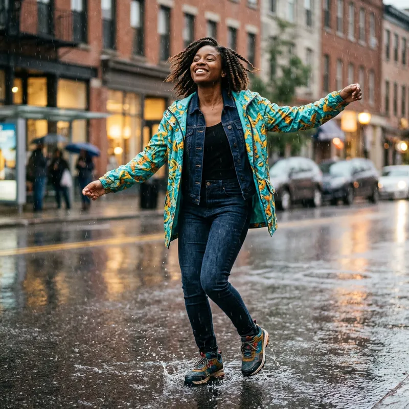 Dancing in the Rain: A Celebration of Beauty