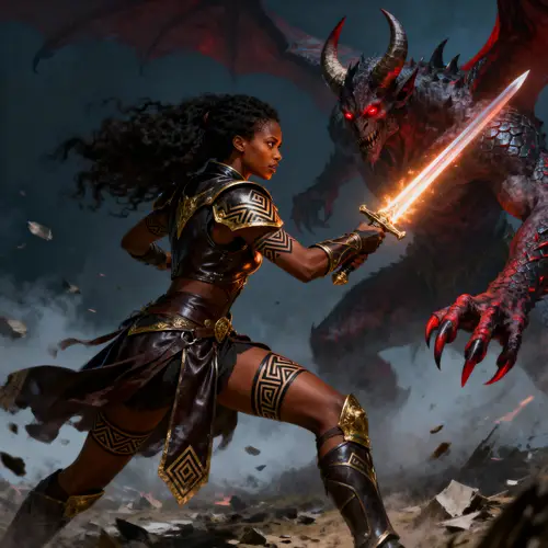 Warrior Woman: African American Fighting Demons