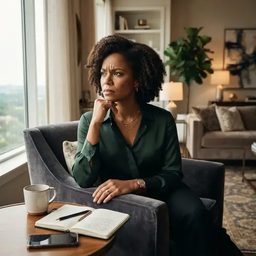Elegant Reflection: An African American Woman's Insight