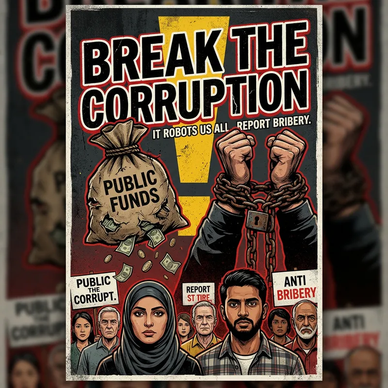 Break the Corruption: Empowering Poster Design Break the Corruption: Empowering Poster Design