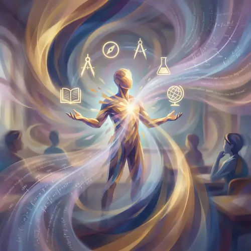 Passionate Teacher Inspiring with Wisdom | Education Symbols