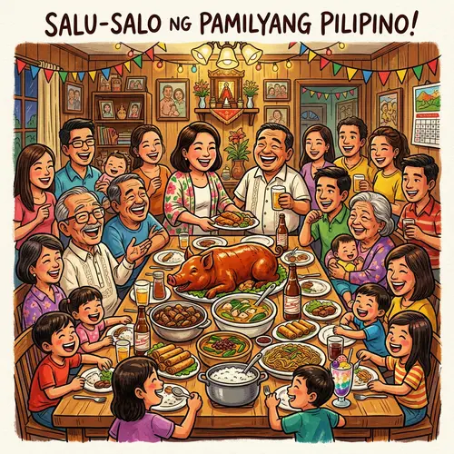 Filipino Caricature: Food & Family Fun