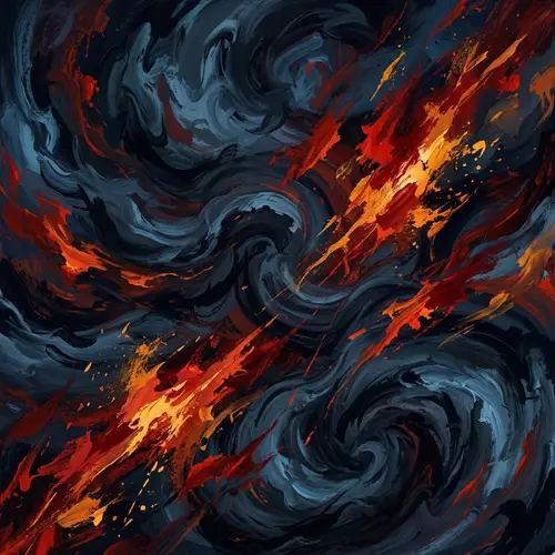 Methane Pollution Hypothesis: Urgency in Abstract Art