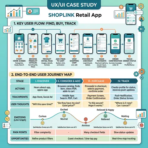 UX/UI E-commerce Case Study: Mobile App for Retail Store