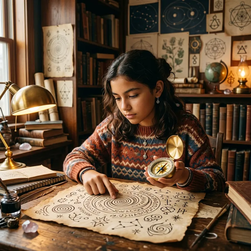 A Girl with Her Intuition: Explore Inner Wisdom A Girl with Her Intuition: Explore Inner Wisdom